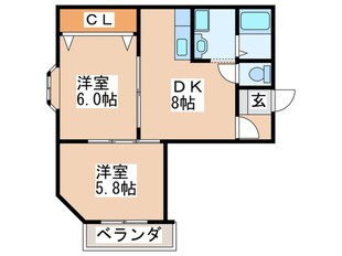 サニ－ハウスの物件間取画像